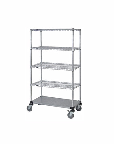 Mobile Wire Stem Caster Cart - M2436CG46-5 - 24” x 36” x 69”