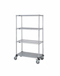 Mobile Wire Stem Caster Cart - M2436CG46 - 24” x 36” x 69”