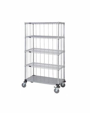 Mobile Wire Stem Caster Cart - M2436CG47RE-5 - 24” x 36” x 80”
