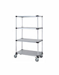 Solid Shelf Mobile Caster Cart - M2436SG46 - 24” x 36” x 69”