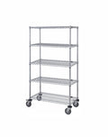 Mobile Wire Stem Caster Cart - M2448C46-5 - 24” x 48” x 69”