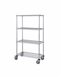Mobile Wire Stem Caster Cart - M2448C46 - 24” x 48” x 69”