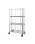 Mobile Wire Stem Caster Cart - M2448C46RE-5 - 24” x 48” x 69”