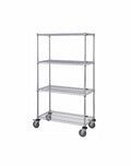 Mobile Wire Stem Caster Cart - M2448C47 - 24” x 48” x 80”