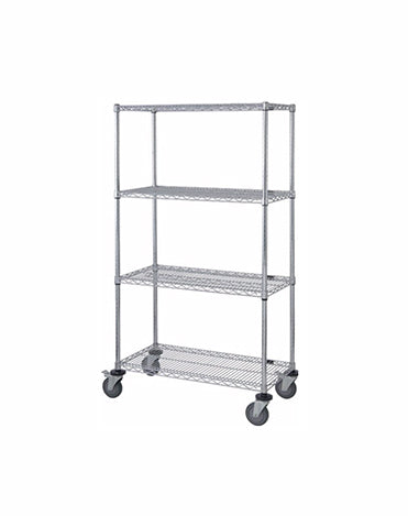 Mobile Wire Stem Caster Cart - M2448C47 - 24” x 48” x 80”
