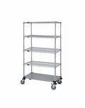 Mobile Wire Stem Caster Cart - M2448CG46-5 - 24” x 48” x 69”