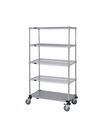 Mobile Wire Stem Caster Cart - M2448CG46-5 - 24” x 48” x 69”