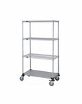 Mobile Wire Stem Caster Cart - M2448CG46 - 24” x 48” x 69”