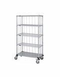 Mobile Wire Stem Caster Cart - M2448CG46RE-5 - 24” x 48” x 69”