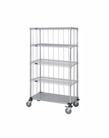 Mobile Wire Stem Caster Cart - M2448CG46RE-5 - 24” x 48” x 69”