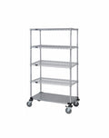 Mobile Wire Stem Caster Cart - M2448CG47-5 - 24” x 48” x 80”