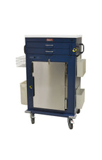 Malignant Hyperthermia Cart with Medical Grade Refrigerator, Two Drawer - Breakaway Lock