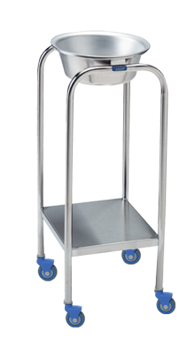 P-1078-W/S-SS Single Basin Stand with Shelf