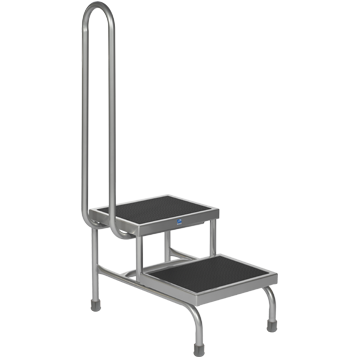 Double Step with handrail