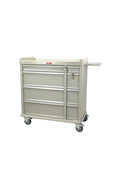 Standard Line Punch Card Medication Cart with Key Lock