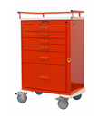 Classic Line Six Drawer Crash Cart Emergency Cart Standard Package