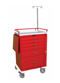 Classic Line Six Drawer Emergency Cart Specialty Accessory Package