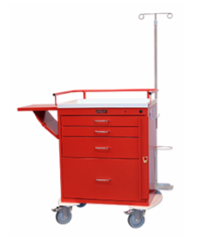 Classic Line Four Drawer Emergency Cart Specialty  Package