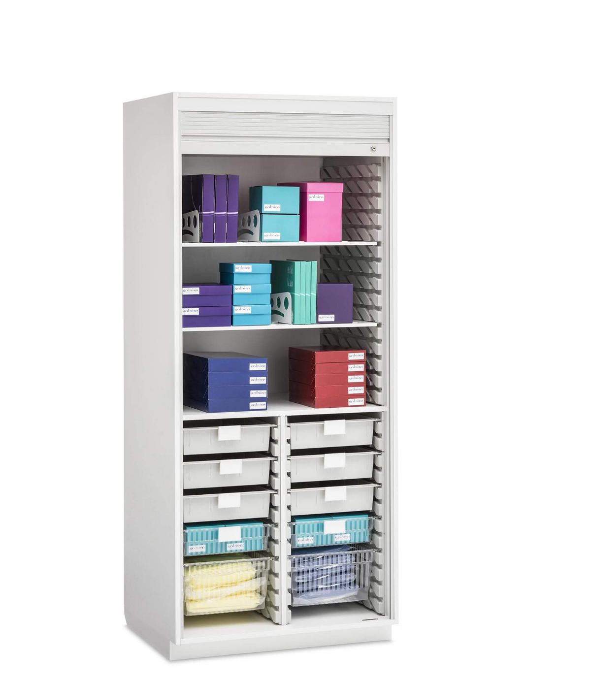 Cabinet with FlexCell and Split Center Column -  Evolve FlexCell Series