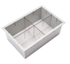 9”H Tray, Grey