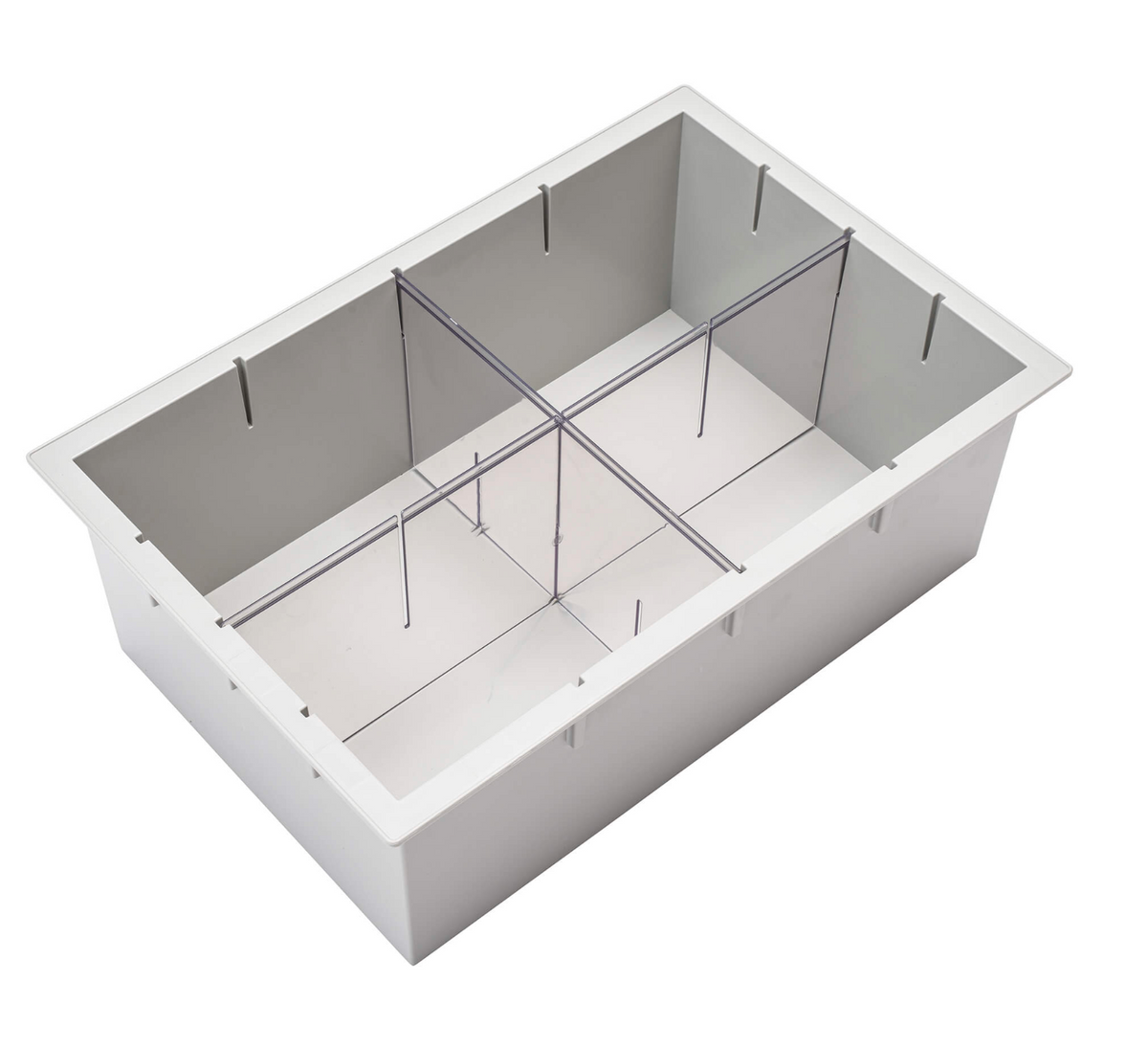 9”H Tray, Grey