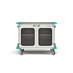 Closed Case Cart Wide, 41″h