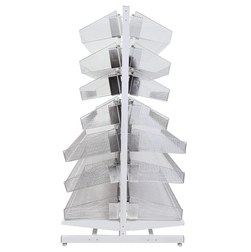 Double-sided Frame with 14 Baskets (No Dividers)