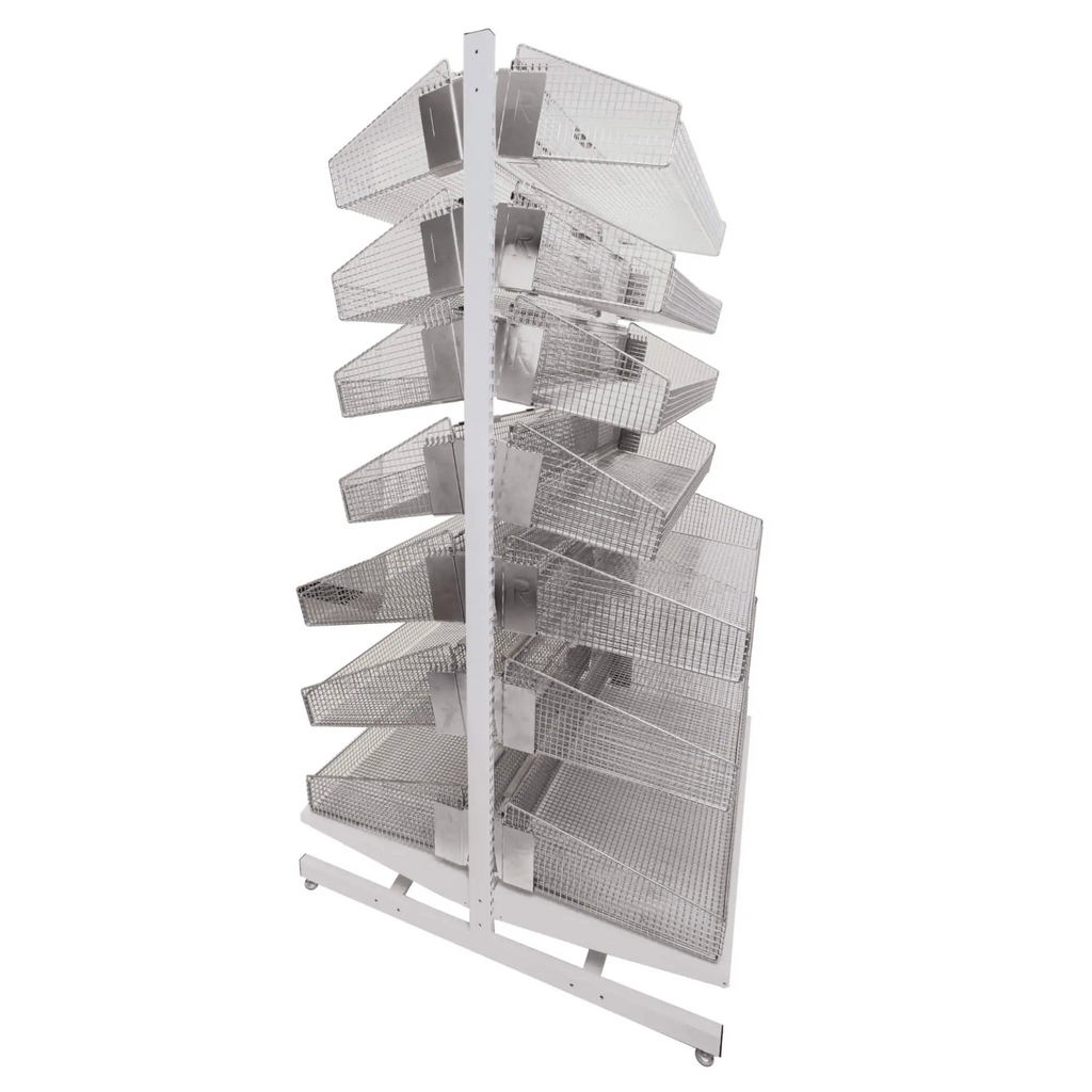 Double-sided Frame with 14 Baskets (No Dividers)