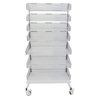 Single-sided Stationary Unit with 7 Baskets (No Dividers)