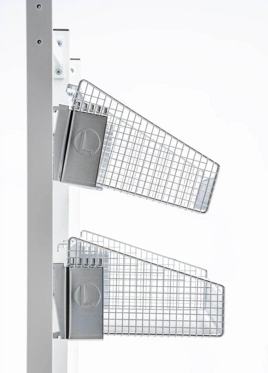 Single-Sided Stationary Unit with 6 Baskets (No Dividers)