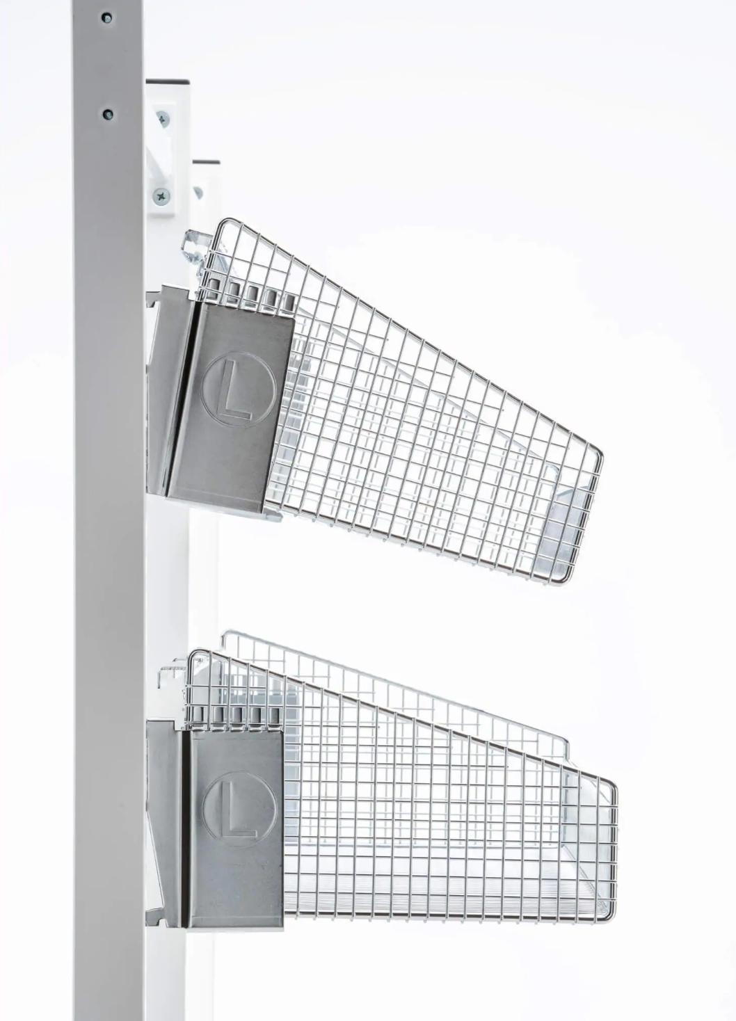 Single-Sided Stationary Unit with 6 Baskets (No Dividers)