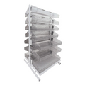 Double-sided Stationary or Mobile Unit with 14 Baskets