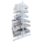 Double-sided Stationary or Mobile Unit with 12 Baskets