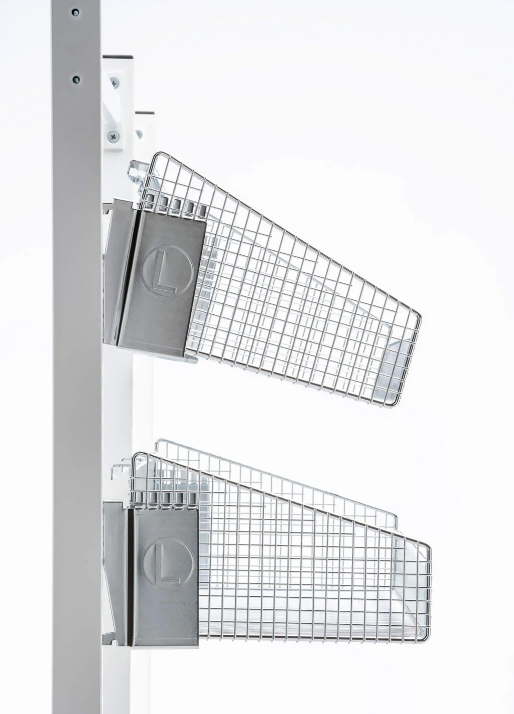 Double-sided Stationary or Mobile Unit with 12 Baskets