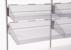 Double-sided Stationary or Mobile Unit with 12 Baskets