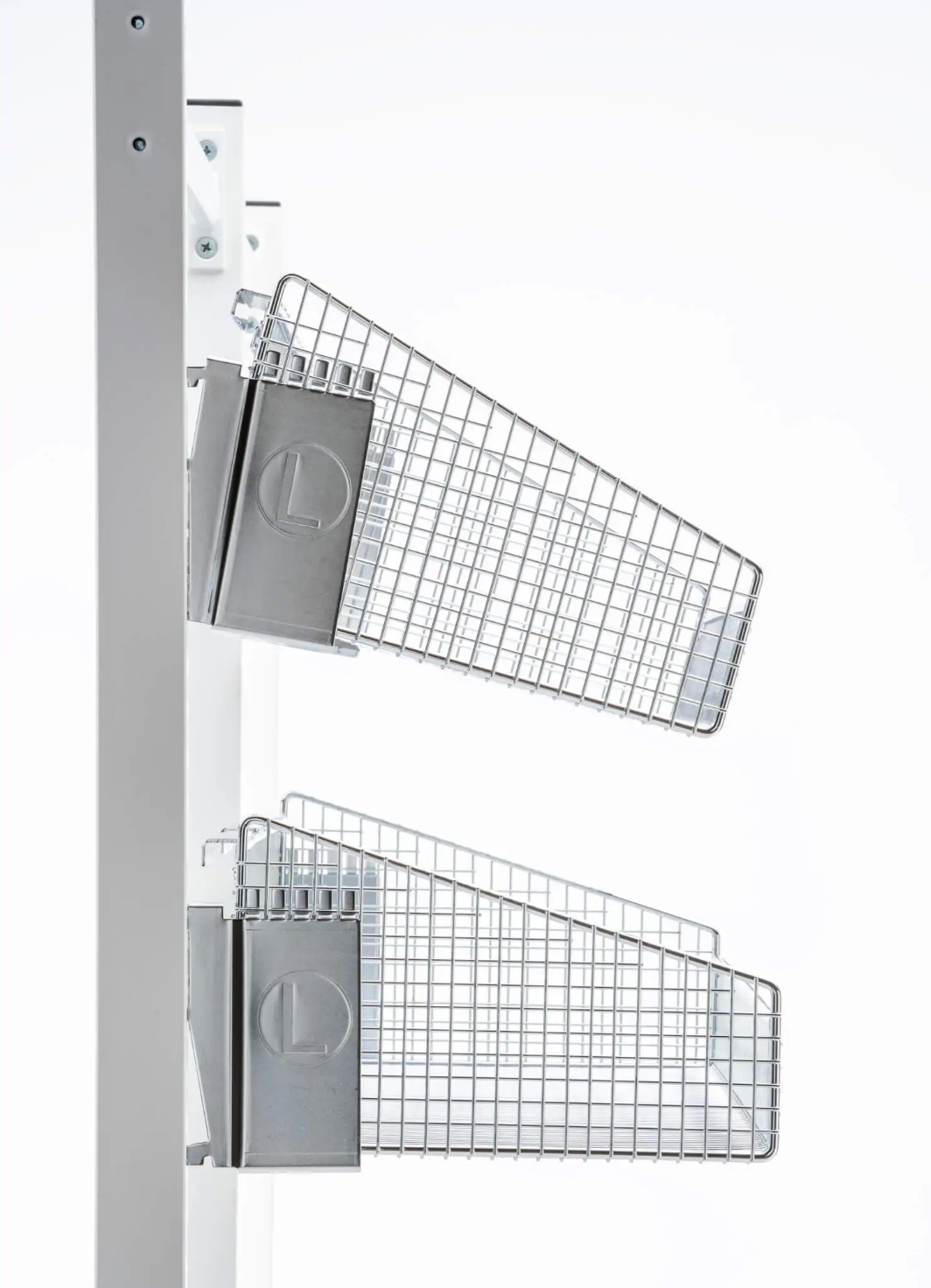 Single-sided Stationary or Mobile Unit with 6 Baskets
