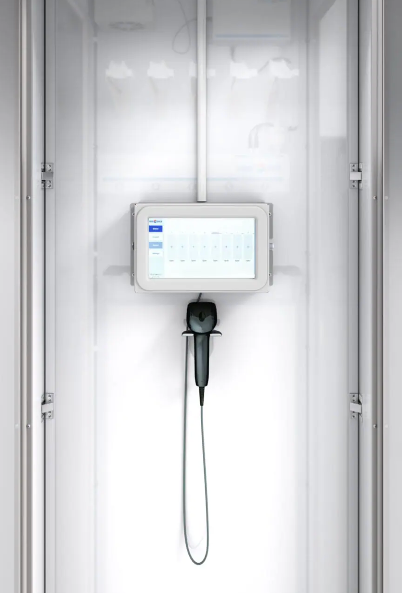 Scope Drying and Tracking Pass-Through Cabinet