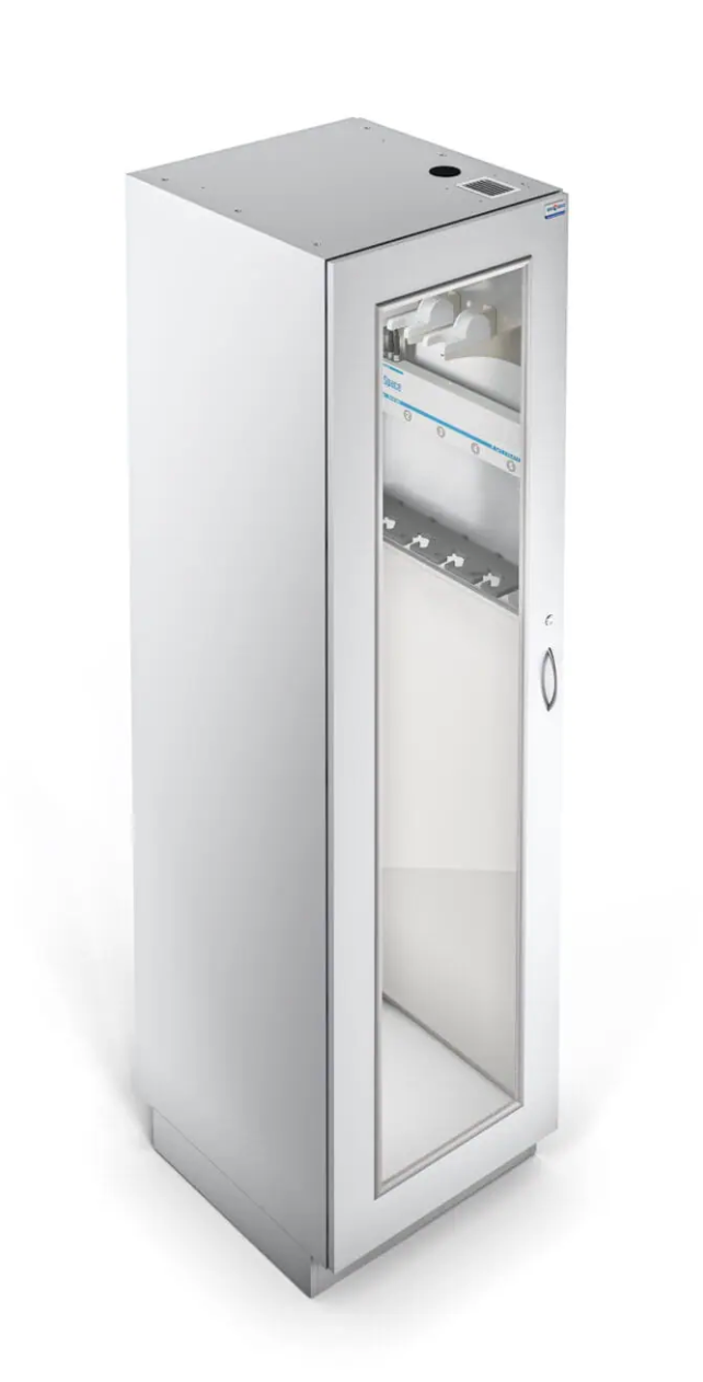 Scope Drying and Tracking Pass-Through Cabinet