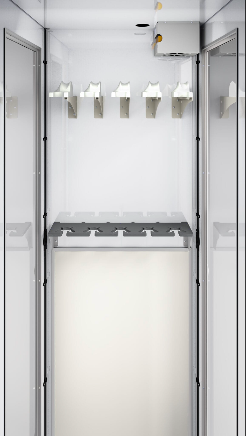 Scope Pass-Through Cabinet