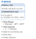 P-2010-S Blanket Warmer