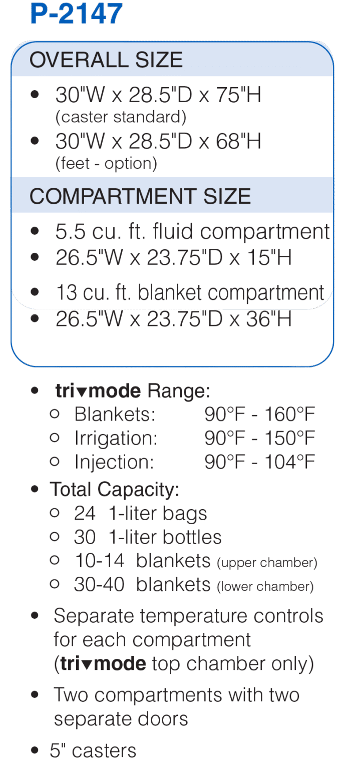 P-2147 Combination Blanket & Fluid Warmer
