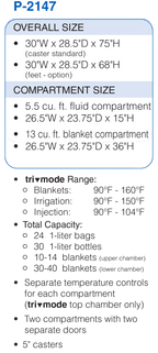 P-2147 Combination Blanket & Fluid Warmer