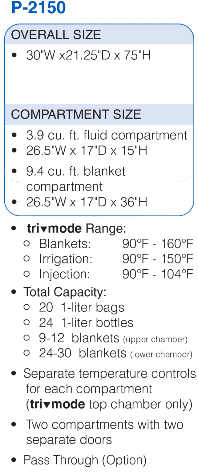 P-2150 Combination Blanket & Fluid Warmer