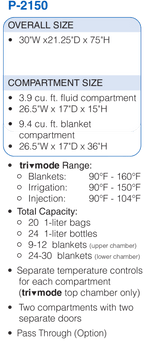 P-2150 Combination Blanket & Fluid Warmer