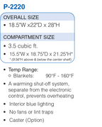 P-2220 Blanket Warmer