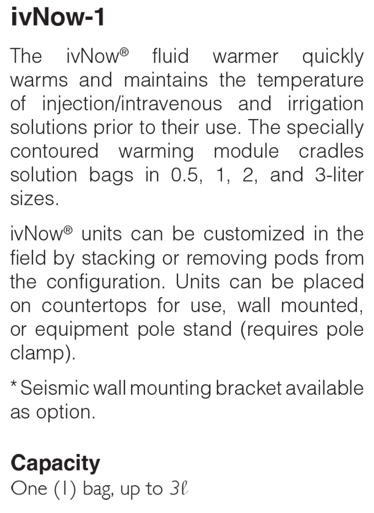ivNow-1 Single P-2301-A