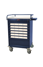 Value Line Med Bin Cart with 24 – 5 inch Bins, Key Locking