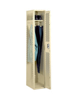 SINGLE TIER VENTILATED LOCKER - ONE WIDE WITHOUT LEGS (ASSEMBLED) - VSL-121872-A
