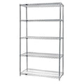 WR63-3648C-5 Stationary Wire Shelving Unit