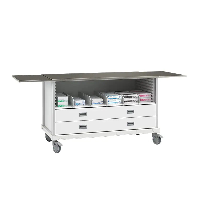 ECP Cart with Drawers and Dividers